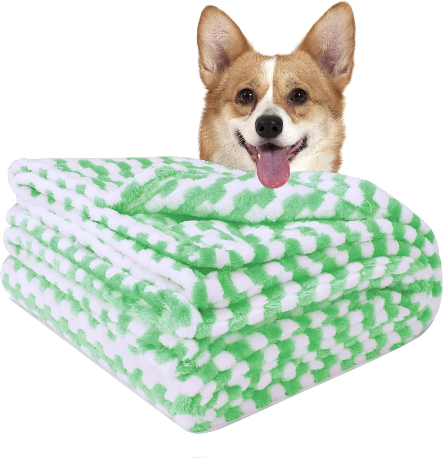 Dog Blanket, Premium Flannel Fluffy Fleece Blankets Soft and Warm Covers for Pets Dogs Cats Throw