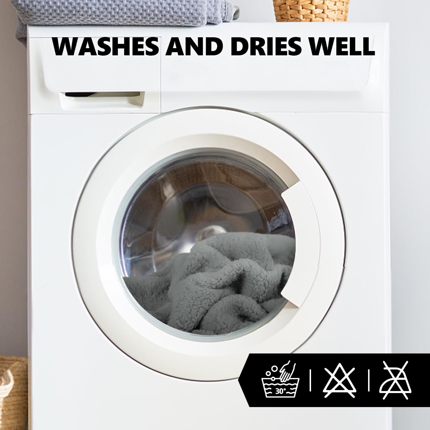 1 Pack 2 Puppy Blankets for Medium Dogs Super Soft Premium Sherpa Pet Calming Blankets for Cat Bed Couch Car and Indoor Washable Fleece Dog Blankets(32"X40", Grey&Grey)