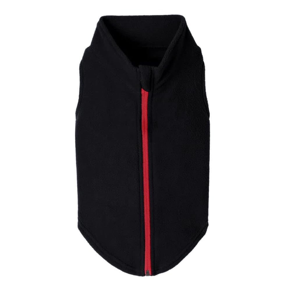 Gooby Zip Up Fleece Dog Sweater