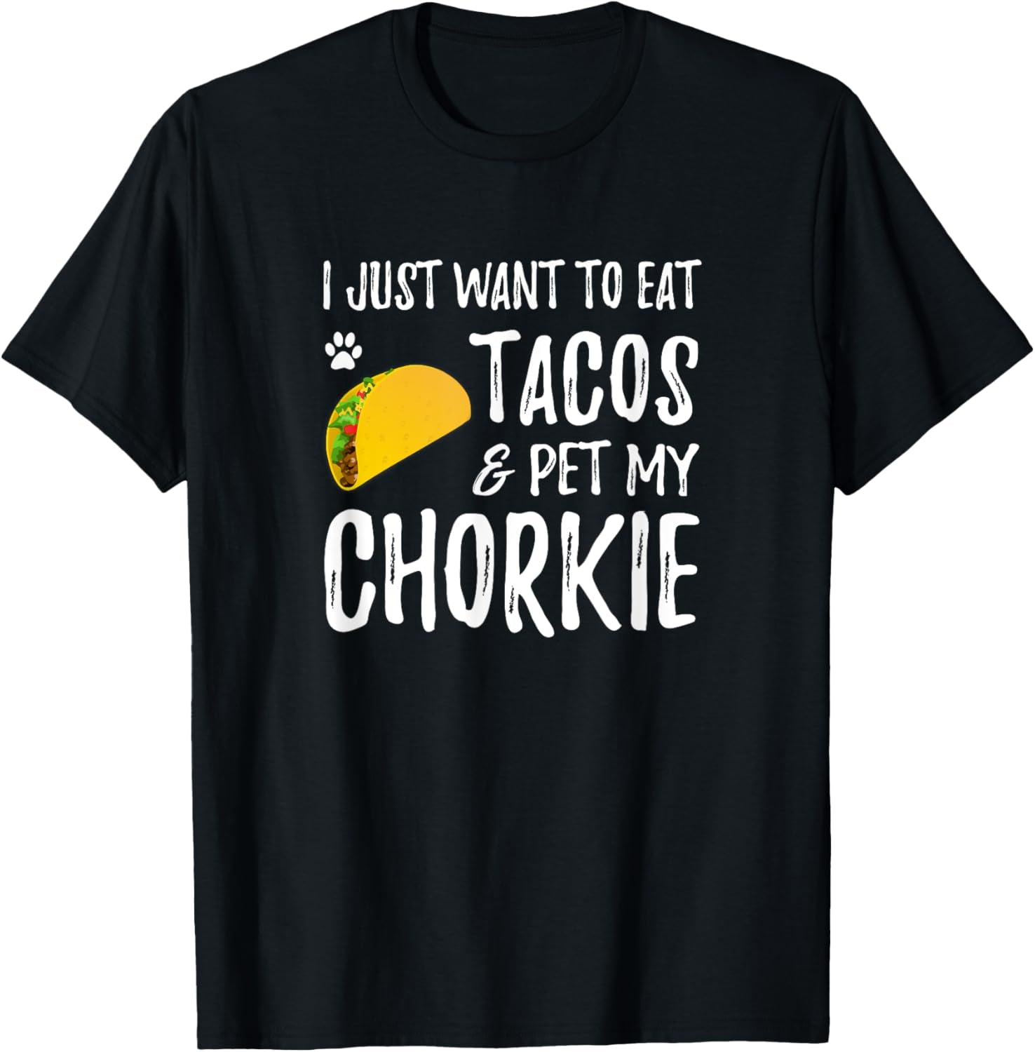 Cinco De Mayo Shirt for Taco Lover Chorkie Dog Mom Men Women Kids T-Shirt