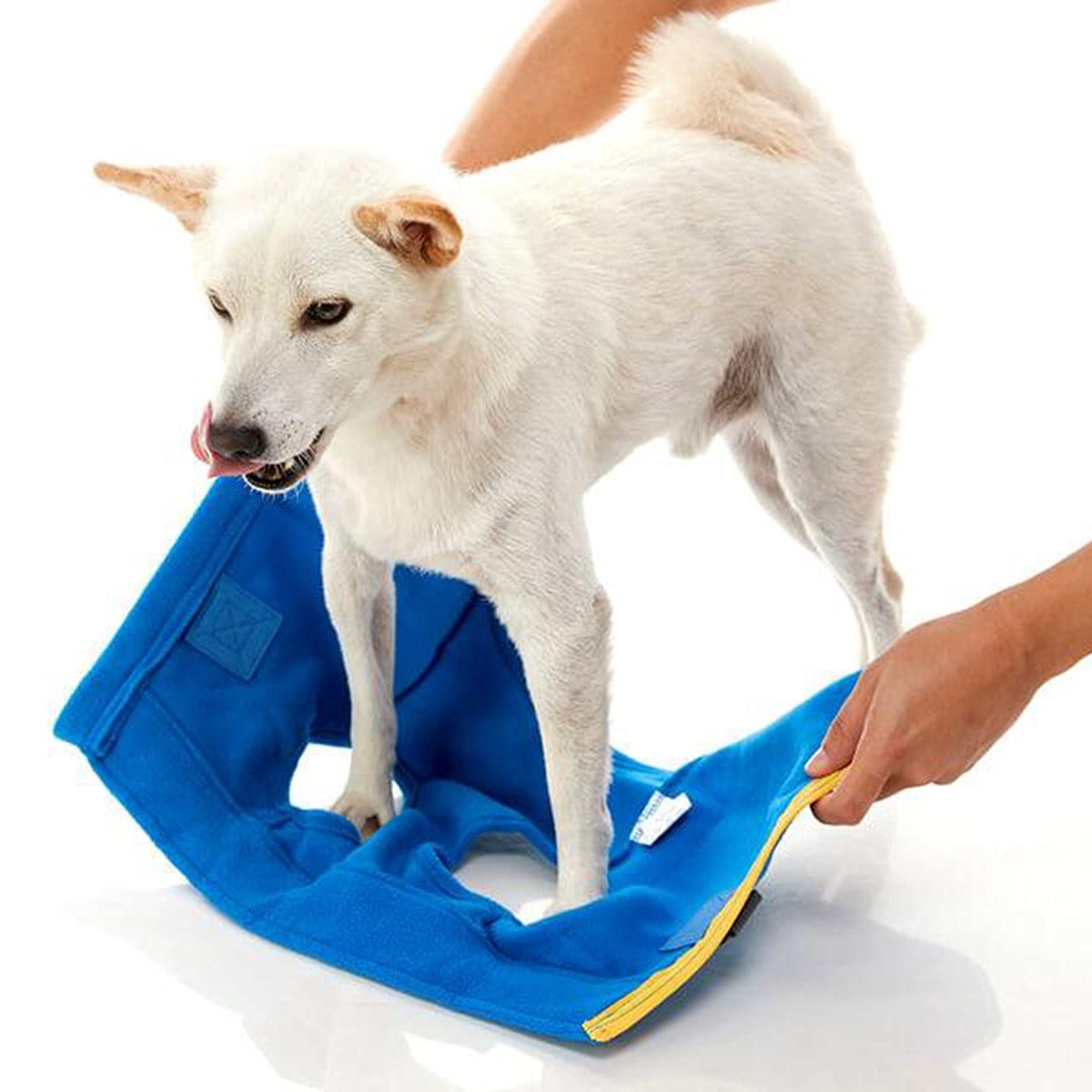 Gooby Zip Up Fleece Dog Sweater