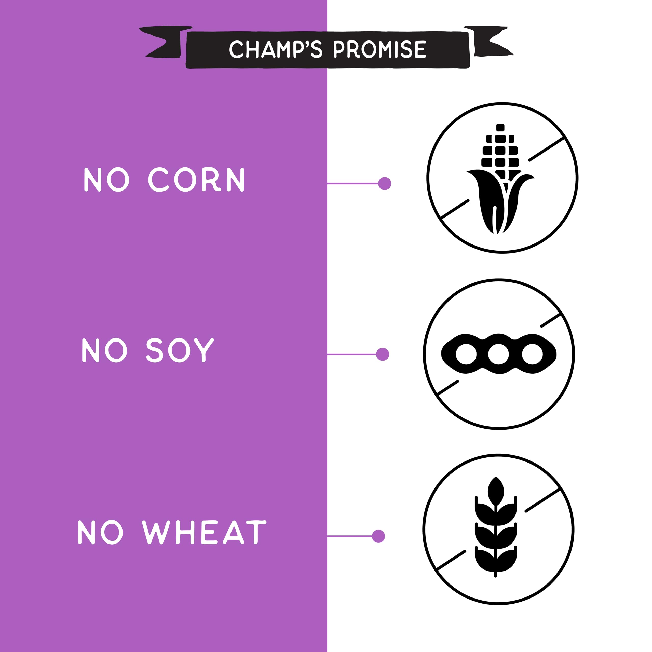 CHAMPS Soft Healthy Dog Treats  – Grain Free Chicken – 16 oz