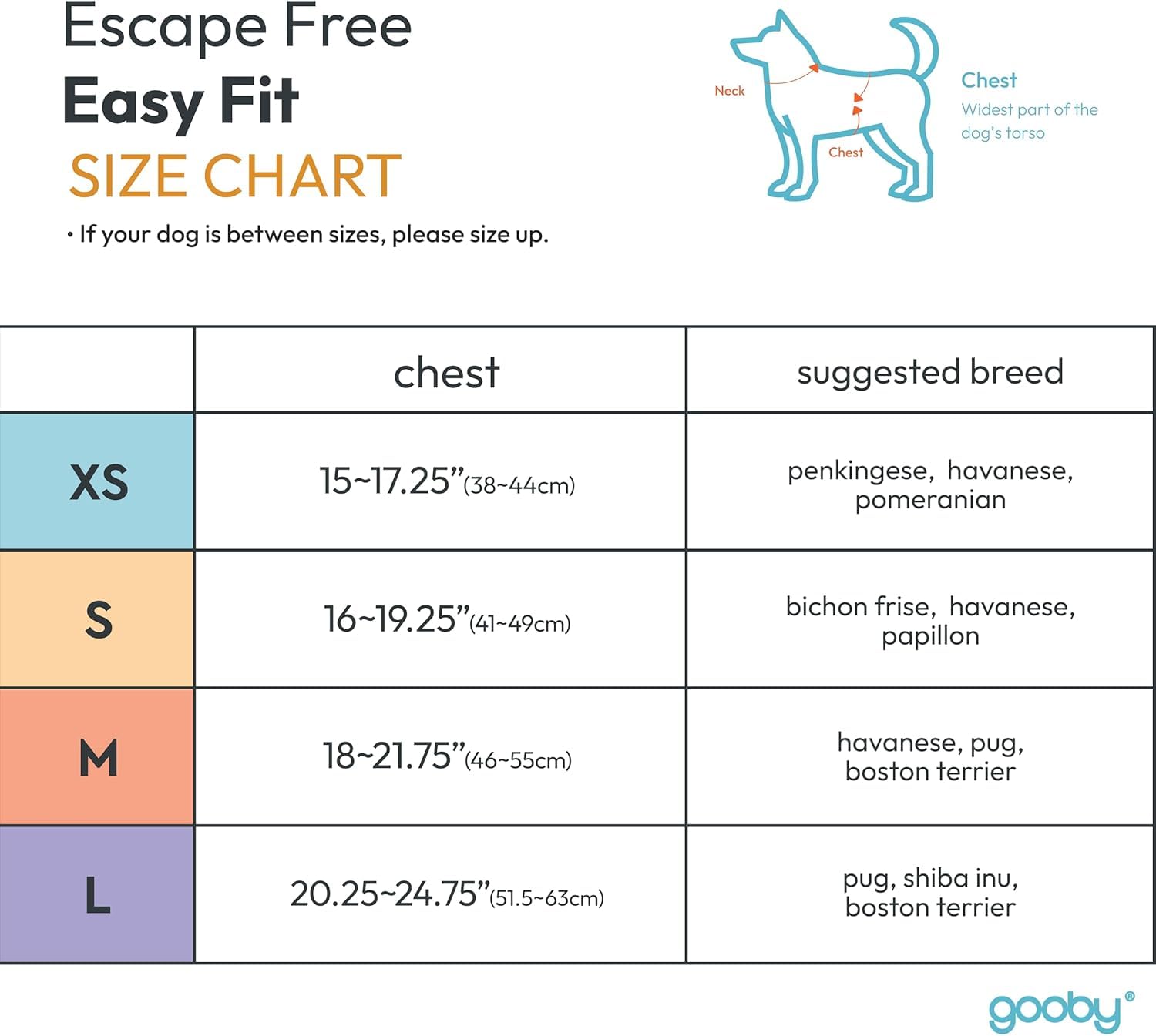 Gooby - Escape Free Easy Fit Harness