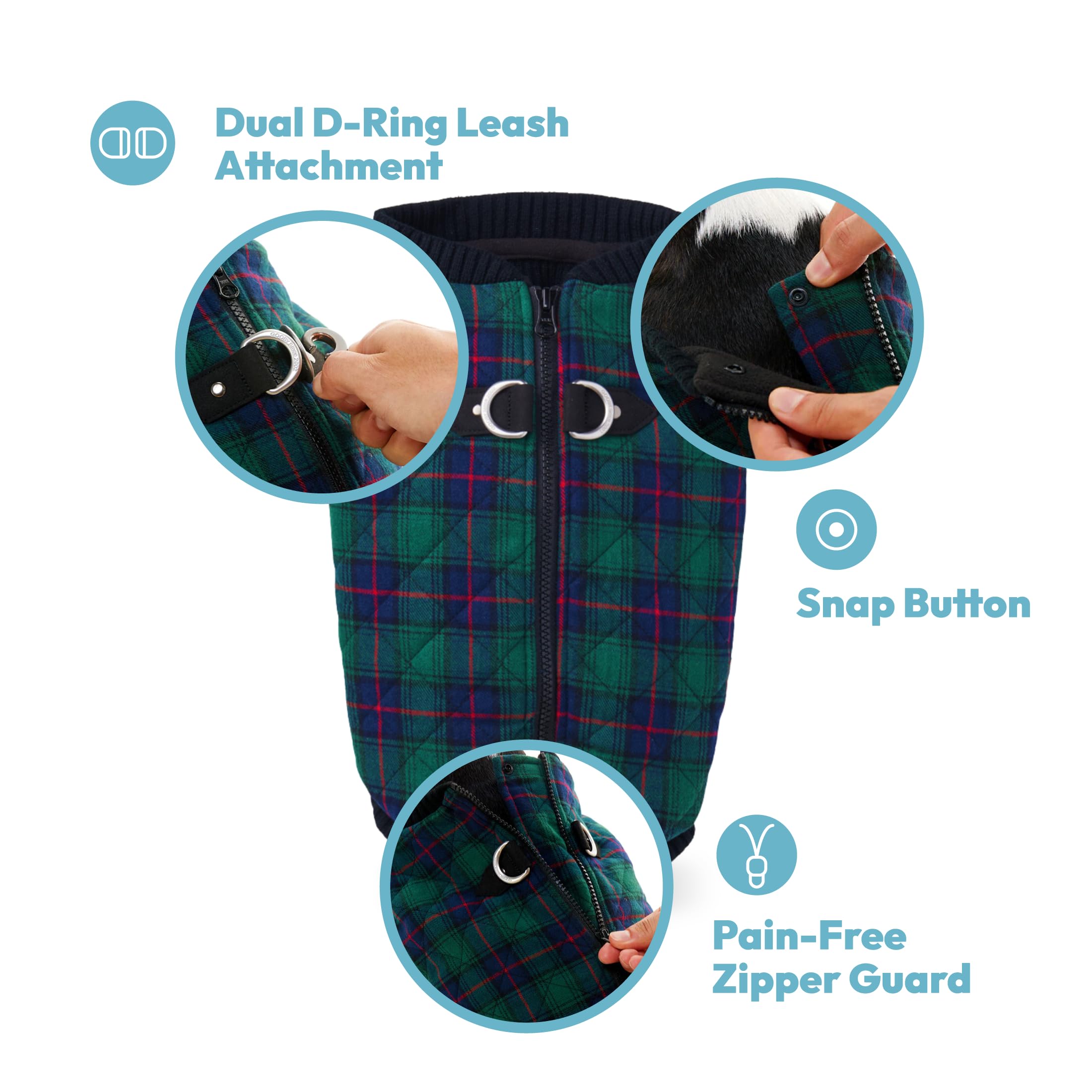 Gooby Fashion Vest Dog Jacket