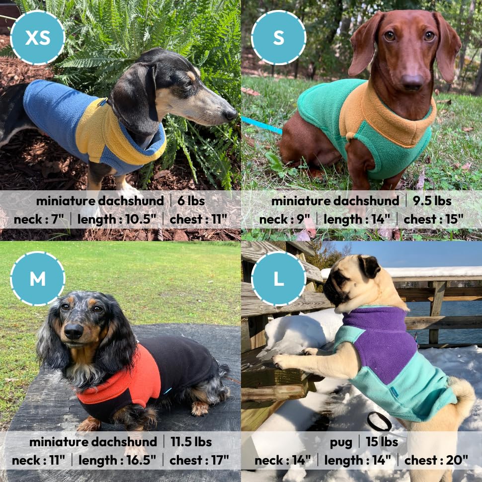 Gooby Fleece Vest Two Tone