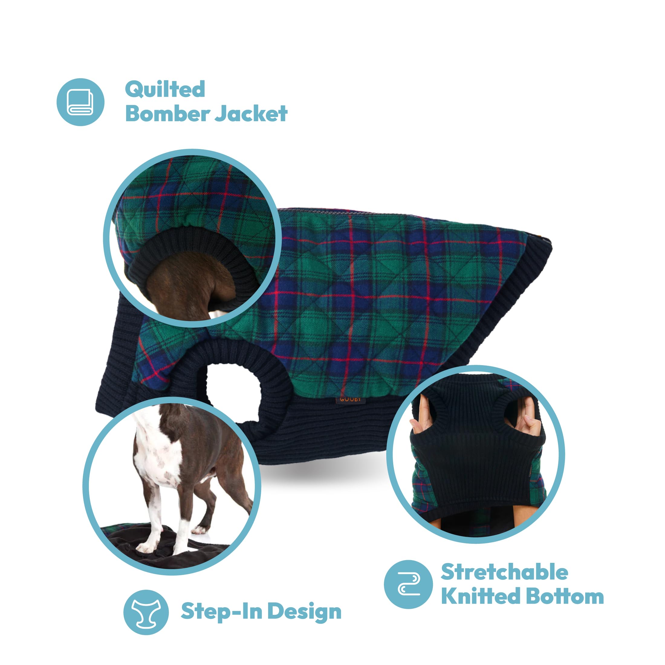 Gooby Fashion Vest Dog Jacket