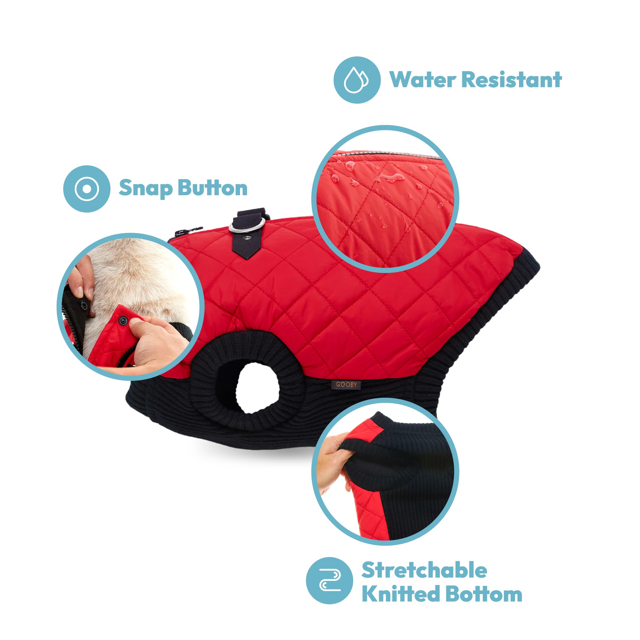 Gooby Fashion Vest Dog Jacket