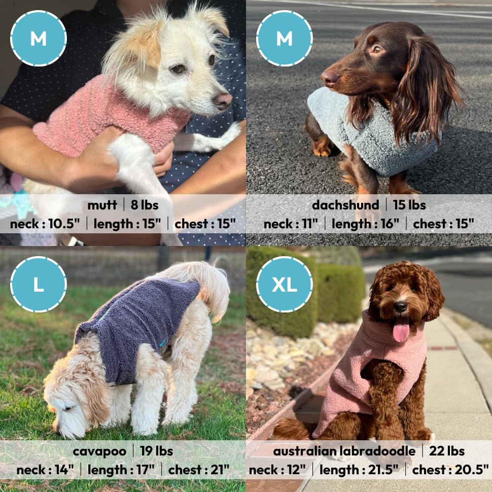 Gooby Sherpa Vest Dog Sweater