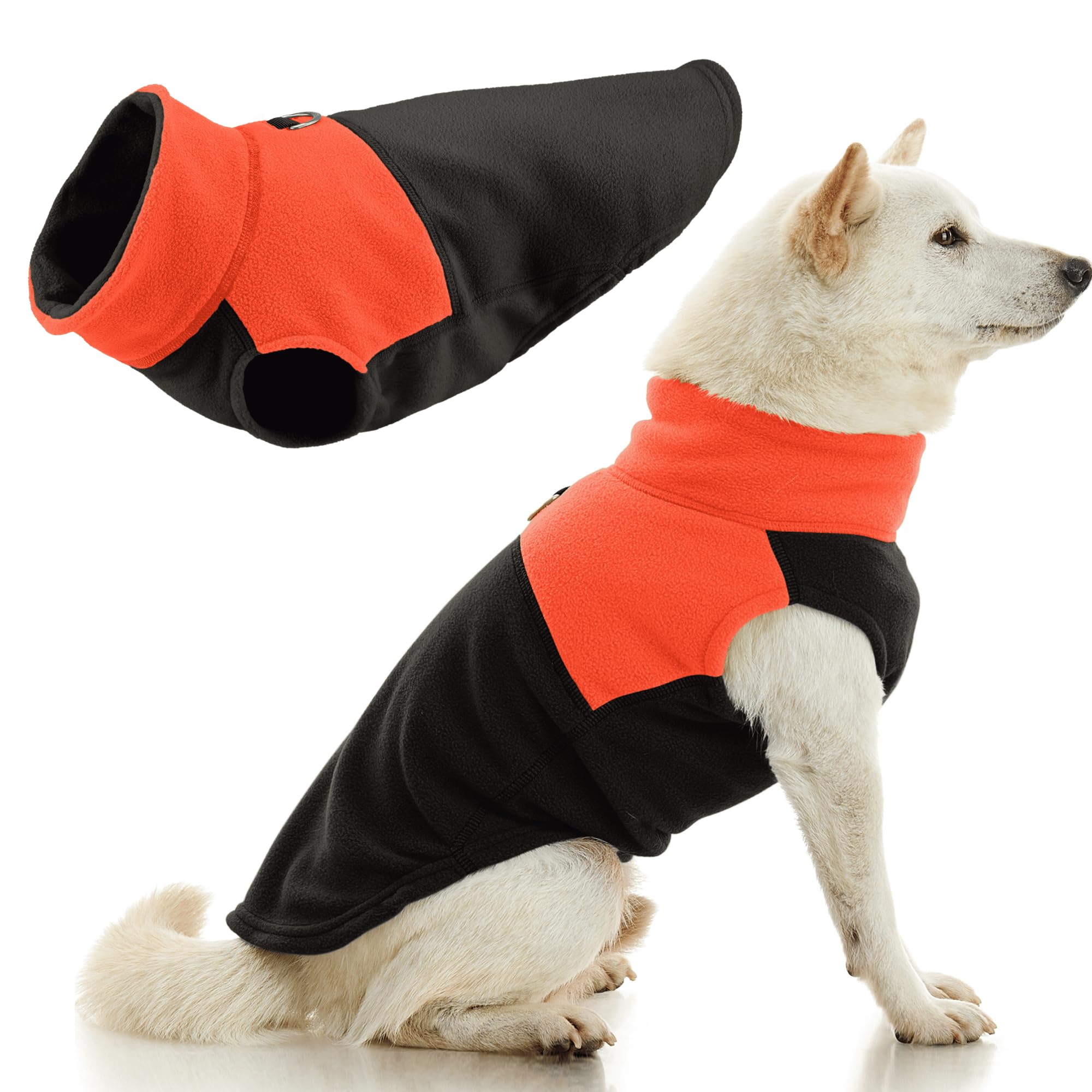 Gooby Fleece Vest Two Tone
