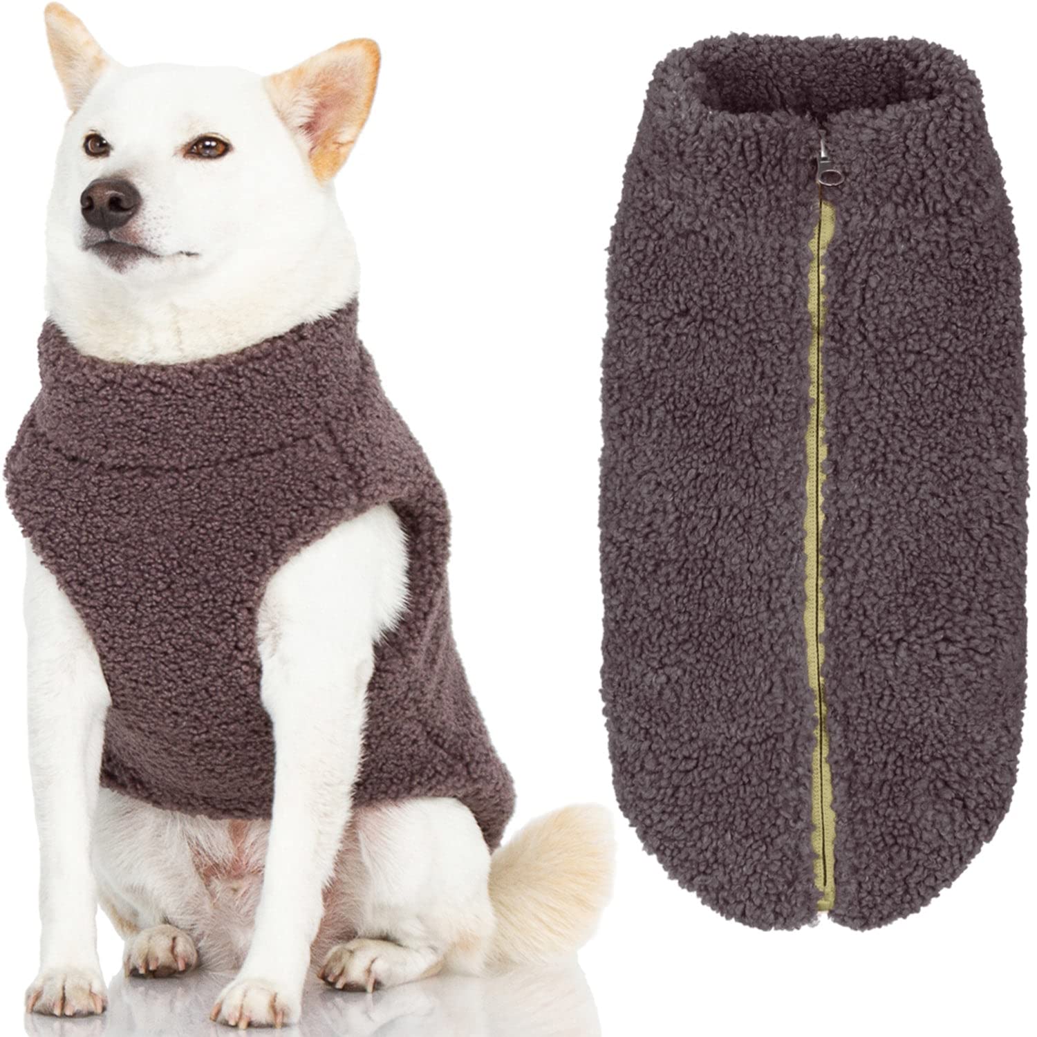 Gooby Sherpa Vest Dog Sweater