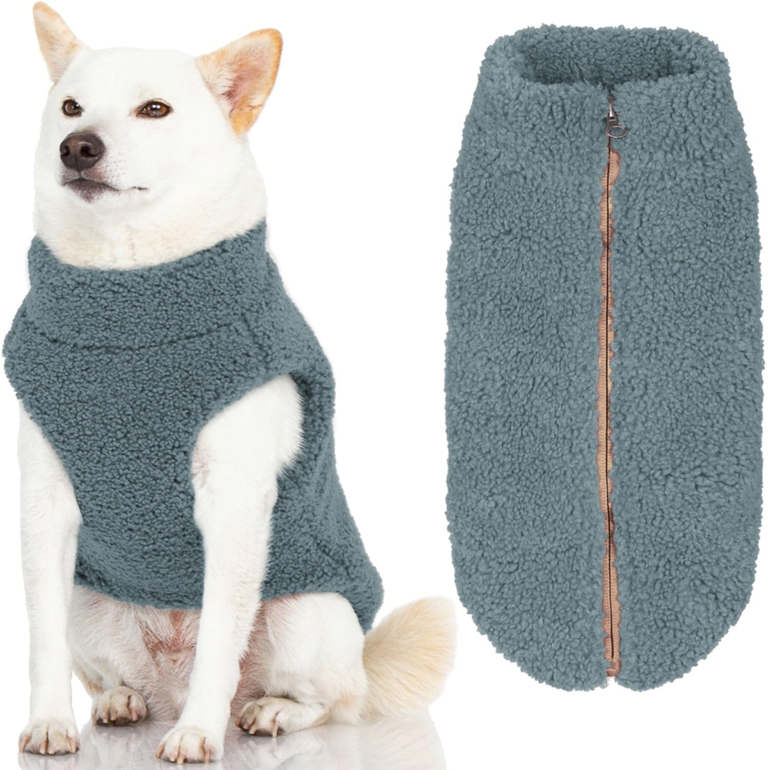 Gooby Sherpa Vest Dog Sweater