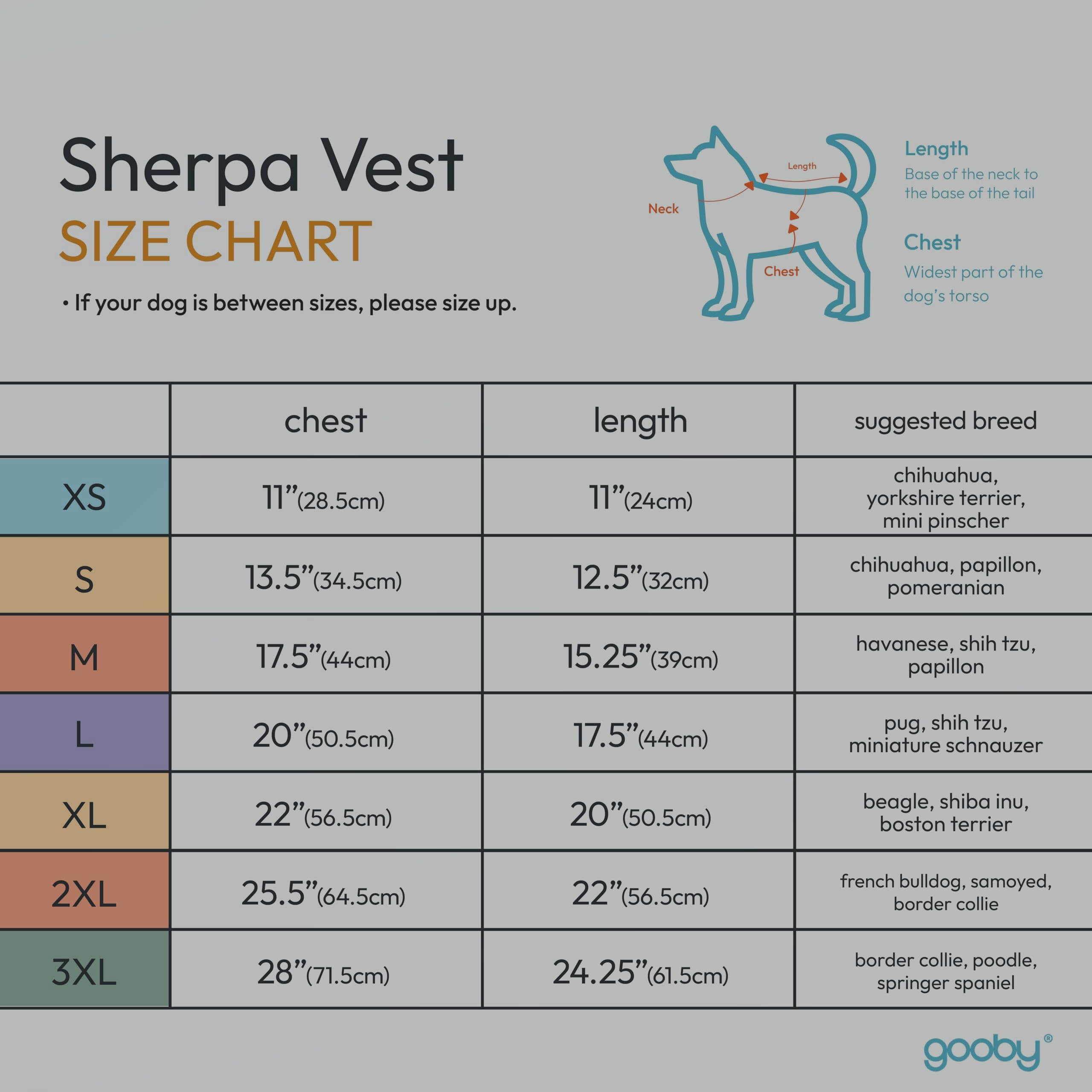 Gooby Sherpa Vest Dog Sweater