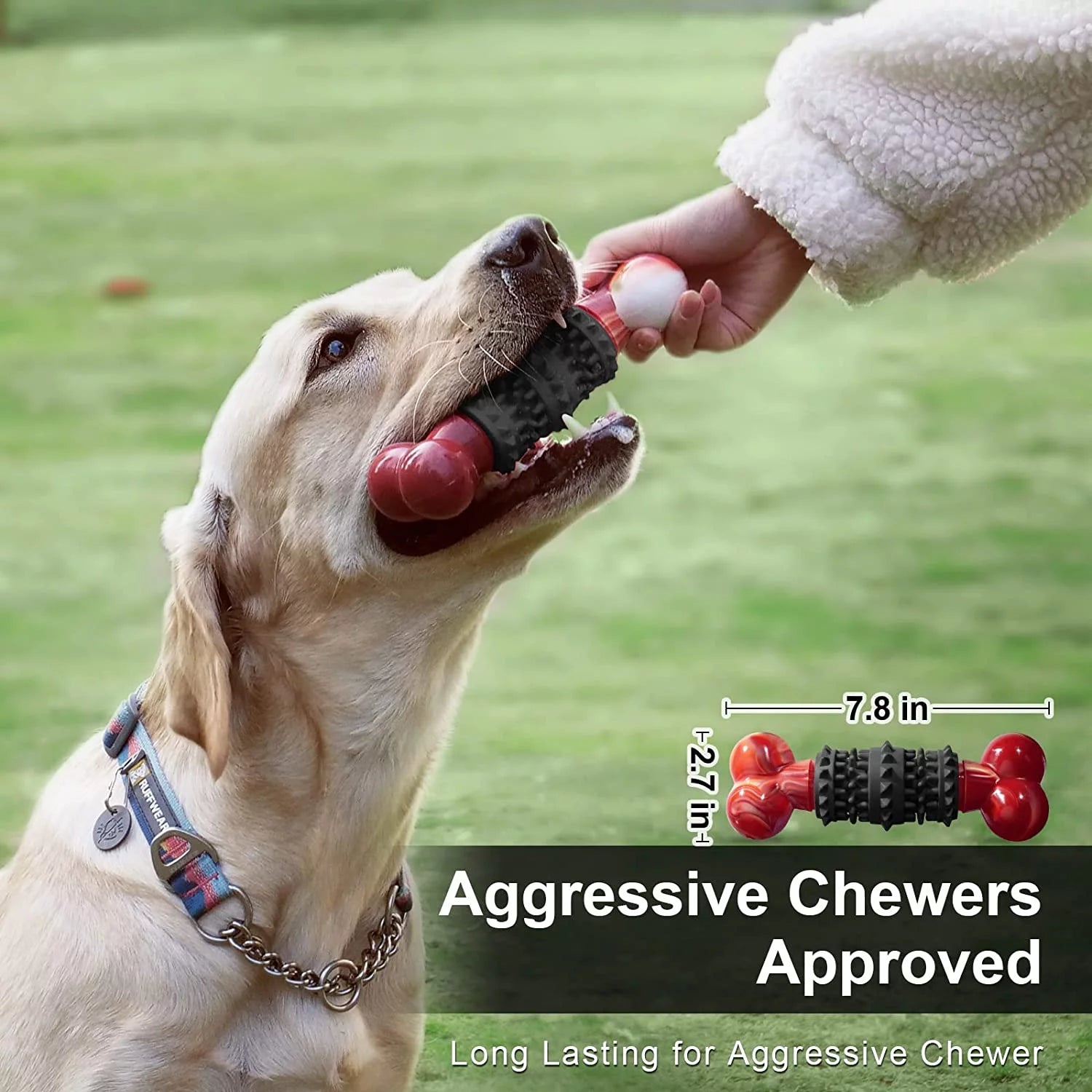 Dog Toys for Aggressive Chewers Bone