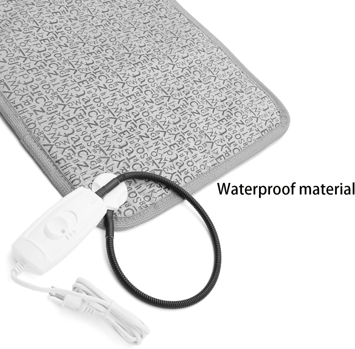 Pet Heating Pad, Dog Cat Electric Heated Blanket Mat, Temperature Warming Cushion Bed with anti Bite Tube